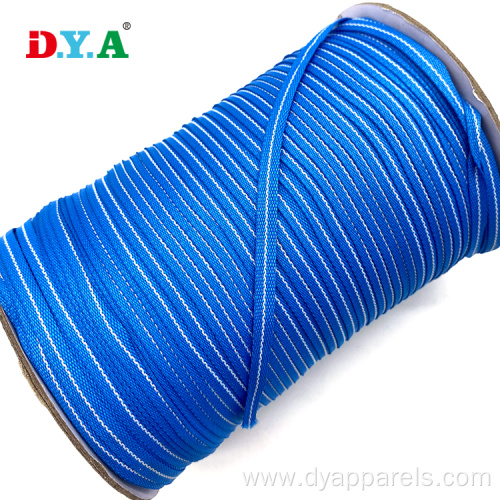 1cm polyester webbing blue stripe polyester webbing